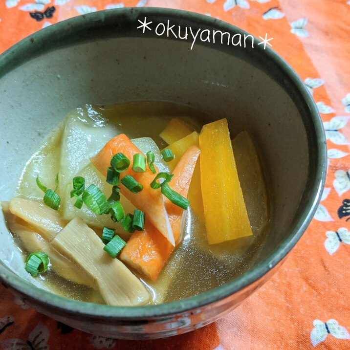 冬瓜のピリ辛中華風スープ